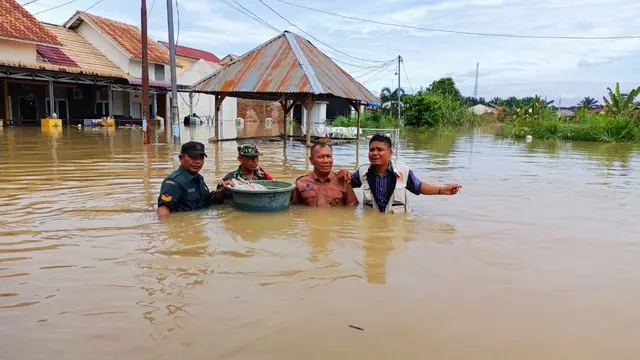 Banjir di Labuhanbatu Utara