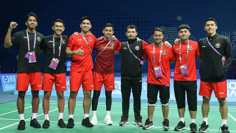 TIm Bulu Tangkis Putra Indonesia - Asian Games 2023 - Bulu Tangkis