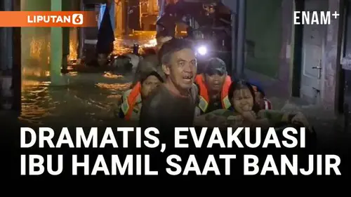  Evakuasi Dramatis Ibu Hamil Saat Banjir 2 Meter Rendam Kebon Pala