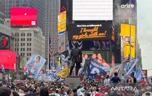 Euforia Jelang Final Piala Dunia 2026: Ribuan Suporter Argentina Padati Times Square