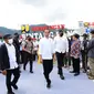 Presiden Joko Widodo (Jokowi) meresmikan Bendungan Multifungsi Bintang Bano di Kecamatan Brang Rea, Kabupaten Sumbawa Barat, NTB, Jumat (14/1/2022). (Dok. Kementerian PUPR)