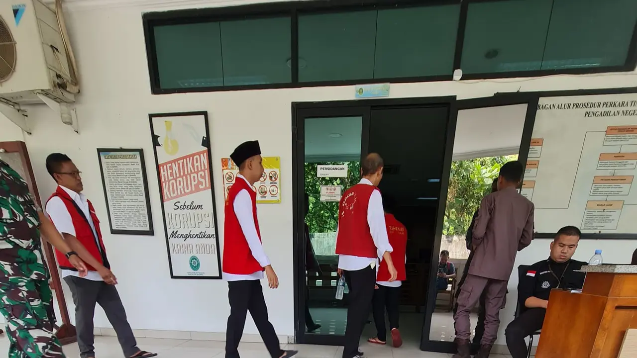 Pengadilan Negeri Serang menggelar sidang lanjutan dengan agenda pembacaan tuntutan terhadap terdakwa Nurhayadi bin Nurhedi, pemilik domain ilegal Raja Film, yang terbukti menayangkan konten berhak cipta milik Vidio tanpa izin (Istimewa)