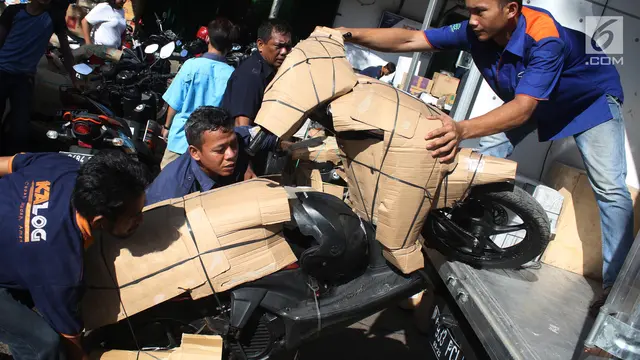 Jelang Lebaran, Jasa Pengiriman Motor Mulai Diserbu