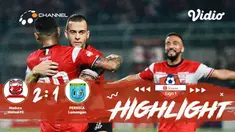 Laga lanjutan #shopeeliga1, #MaduraUnitedFC vs #PerselaLamongan pada hari Selasa malam (24/09/2019) berakhir  dengan skor 2-1.