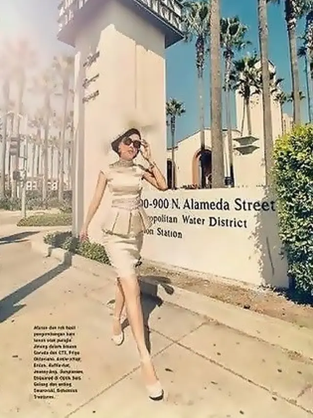 7 Potret Lawas Sophia Latjuba Jadi Model di Los Angeles