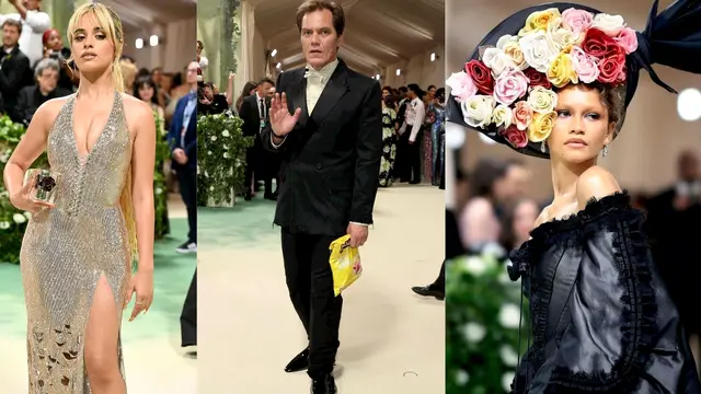 6 Aksesori Terunik di Met Gala 2024, Camila Cabello Bawa Balok Es hingga Michael Shannon Tenteng Tas Keripik Kentang