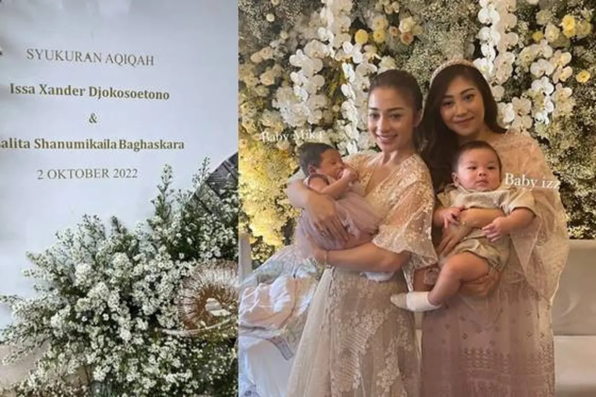 Digelar Bersama, Ini 7 Momen Akikah Anak Winona dan Nikita Willy