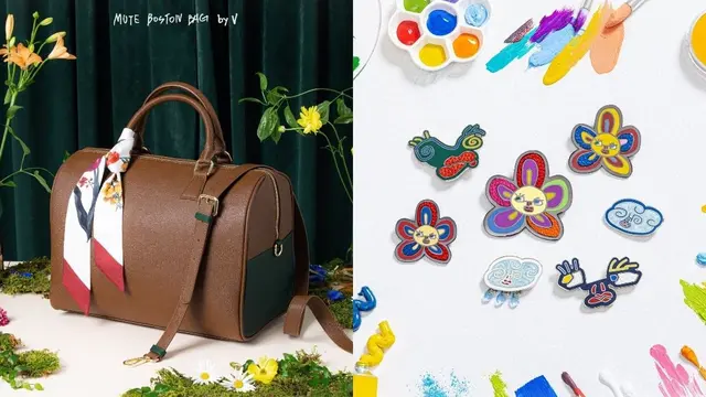 Tas Boston dan bros yang dibuat V BTS/dok. Weverse Shop