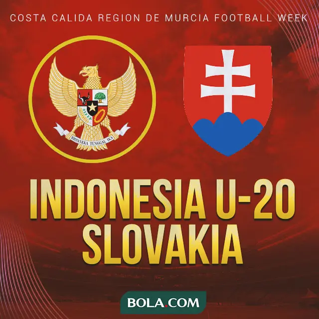 Costa Calida Region de Murcia Football Week - Timnas Indonesia U-20 Vs Slovakia
