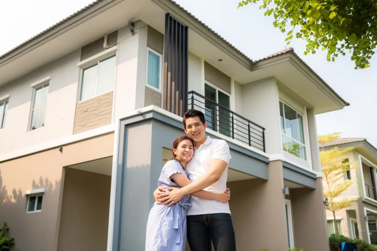 Rumah dengan pemandangan indah