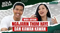 Jurnalis Bola.com, Hery Kurniawan, berbincang dengan Wida Aryani, Guru Bahasa Indonesia pemain Garuda, dalam podcast Bola Break Bola.com. Wida tak hanya membantu pemain diaspora Timnas Indonesia, tetapi juga pemain dan pelatih asing, terutama asal Am...