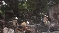 Kebakaran di Cengkareng Timur, Empat Rumah dan Tiga Lapak Ludes Terbakar