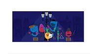 Google Doodle Rayakan Musim Liburan Akhir Tahun