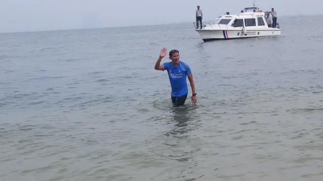Wakil Gubernur Provinsi DKI Jakarta, Sandiaga Uno turut hadir menyaksikan nuansa baru dari Pulau Bidadari (Foto: Hidya Anindyati)