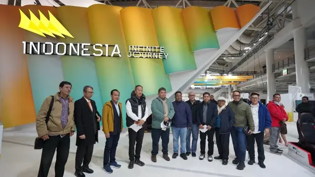Menteri Koordinator Bidang Perekonomian, Airlangga Hartarto saat sedang meninjau persiapan pameran Hannover Messe di Hannover, Jerman, Sabtu (15/4/2023). (Dok Kemenko Perekonomian)