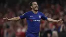 Pedro Rodriguez. Sayap kanan Spanyol ini memperkuat Chelsea selama 5 musim mulai 2015/2016 hingga 2019/2020 usai didatangkan dari Barcelona. Tampil dalam 206 laga dengan torehan 43 gol dan 28 assist, ia menyumbang 1 trofi Premier League, 1 Piala FA dan 1 Piala Liga Europa. (AFP/Adrian Dennis)