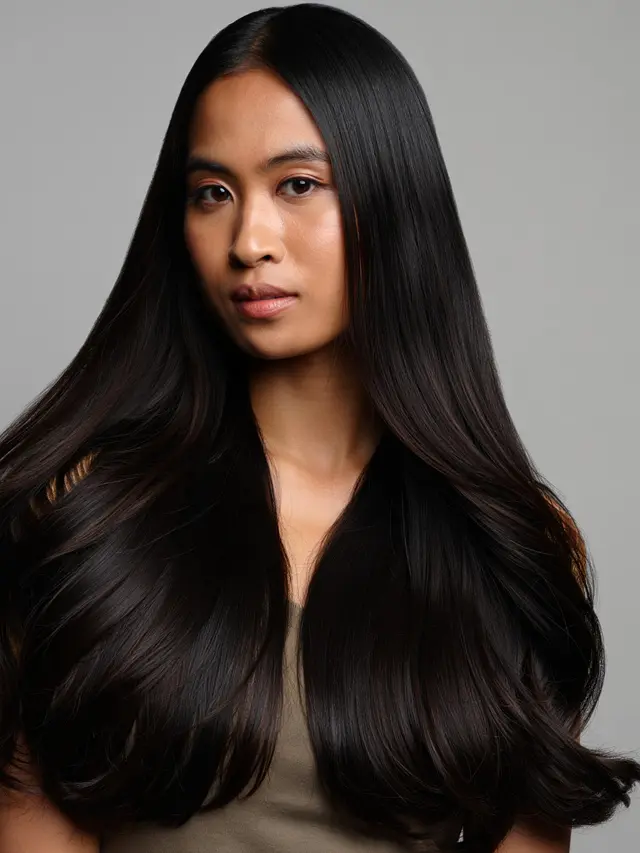 Inspirasi Warna Rambut Panjang di 2025