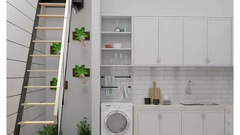 Laundry Room with Kitchen