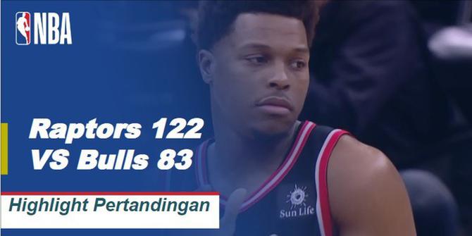 Cuplikan Hasil Pertandingan NBA : Raptors 122 VS Bulls 83