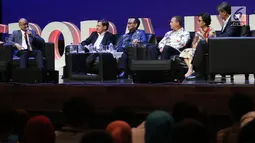 National University of Singapore, Mulya Amir saat acara 4th Congress of Indonesian Diaspora di Kota Kasablanka, Jakarta (1/7). Dalam diskusi tersebut membahas state of the world 2017 : oportunities and risks for indonesia. (Liputan6.com/Angga Yuniar)