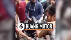DEBT COLLECTOR DIAMUK WARGA, MOTORNYA SAMPAI DIBUANG KE SUNGAI