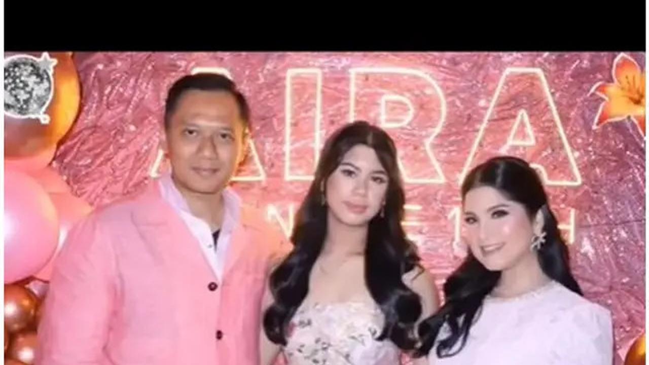 5 Gaya Memukau Almira Yudhoyono Pakai Dress Brokat Floral di Pesta Ultah ke-17