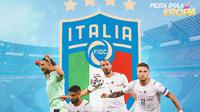 Piala Eropa - Pemain Italia di Final Euro 2021 (Bola.com/Adreanus Titus)