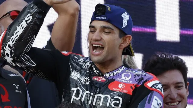 Jorge Martin dari tim Prima Pramac Racing (c) AP Photo/Joan Monfort