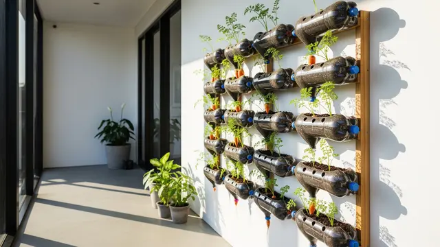 Ide Kebun Wortel Gantung di Teras Rumah Minimalis (Image by Gemini AI)