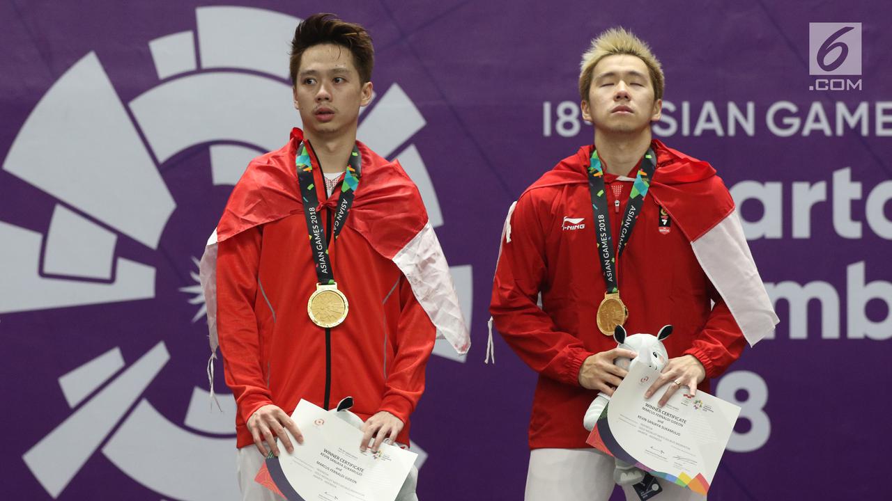 Kevin / Marcus Raih Emas Asian Games 2018