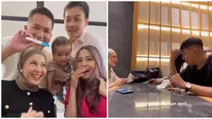 Berawal dari pembahasan soal HPL (Hari Perkiraan Lahir) kemudian diberikan testpack oleh Kesha Ratuliu, sahabat bintang sinetron Lupus Milenia ini merasa haru sekaligus bahagia. Saking kagetnya soal kabar kehamilan tersebut, sahabat Kesha dalam video tersebut sempat bertanya berulang kali soal kebenaran kabar kehamilan kedua istri Adhi Permana itu. (Liputan6.com/IG/@kesharatuliu05)