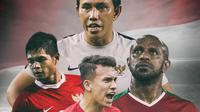 Timnas Indonesia - Lintas Generasi (Bola.com/Adreanus Titus)