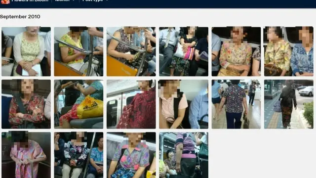 Foto nenek-nenek yang dituding telah diambil dan dibagikan oleh Jin Ha. (Foto via Allkpop)