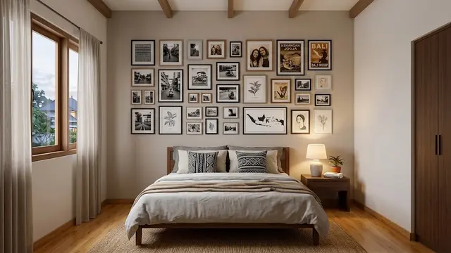 Desain Kamar dengan Gallery Wall