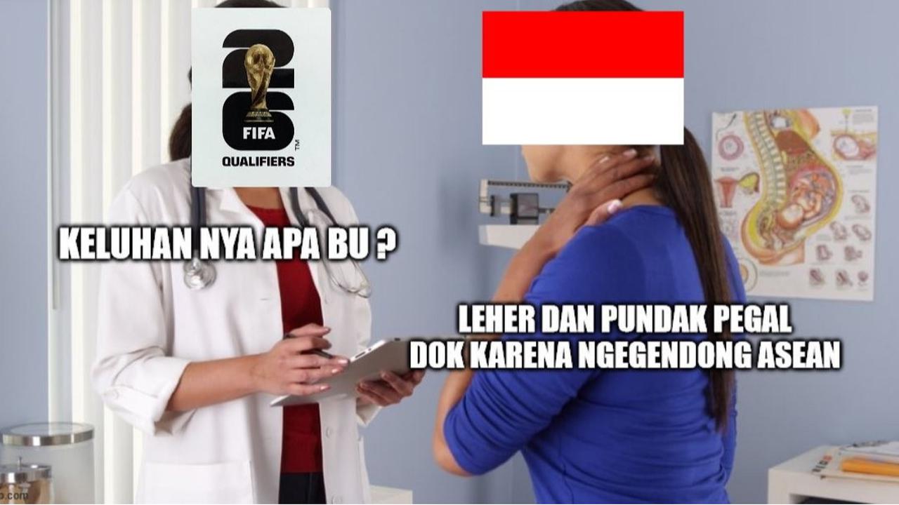 Meme terkait timnas u-17 di ajang Piala Asia U-17 2025