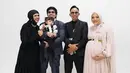 Turut hadir juga keluarga kecilnya, Atta Halilintar dan anak pertama mereka, Ameena Hanna Nur Atta.
