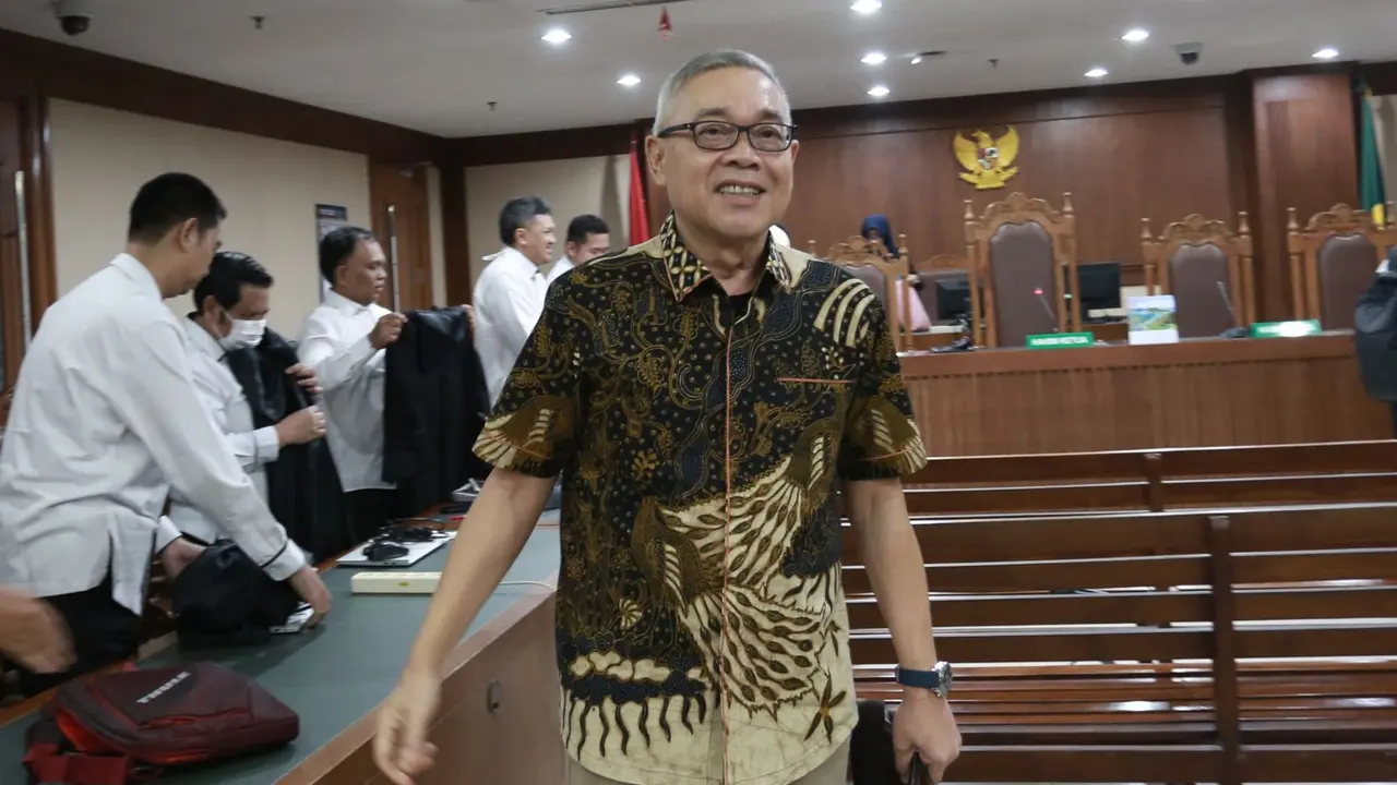 Sidang perkara dugaan korupsi pengadaan Liquefied Natural Gas (LNG) di PT Pertamina (Persero) dengan terdakwa Hari Karyuliarto kembali digelar di Pengadilan Tipikor Jakarta Pusat, Senin. (Istimewa)