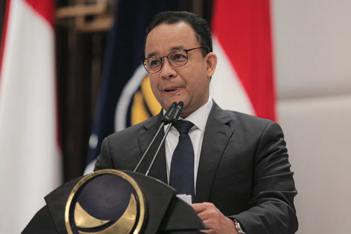 Senyum Anies Baswedan Saat Resmi Diusung Partai Nasdem Jadi Capres di Pilpres 2024