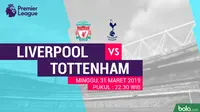 Premier League: Liverpool vs Tottenham Hotspur. (Bola.com/Dody Iryawan)