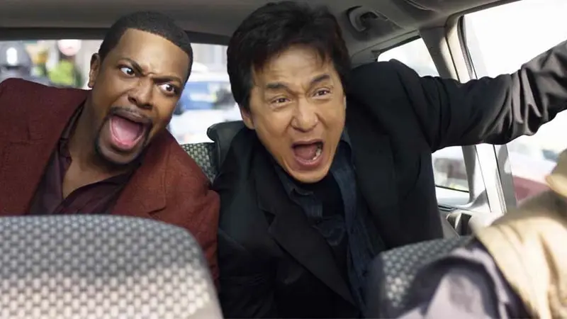 Jackie Chan dan Chris Tucker di Rush Hour 3