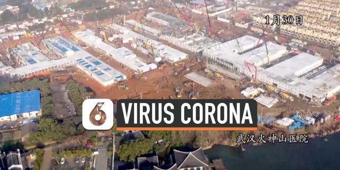 VIDEO: Penampakan Rumah Sakit Khusus Pasien Corona di Wuhan