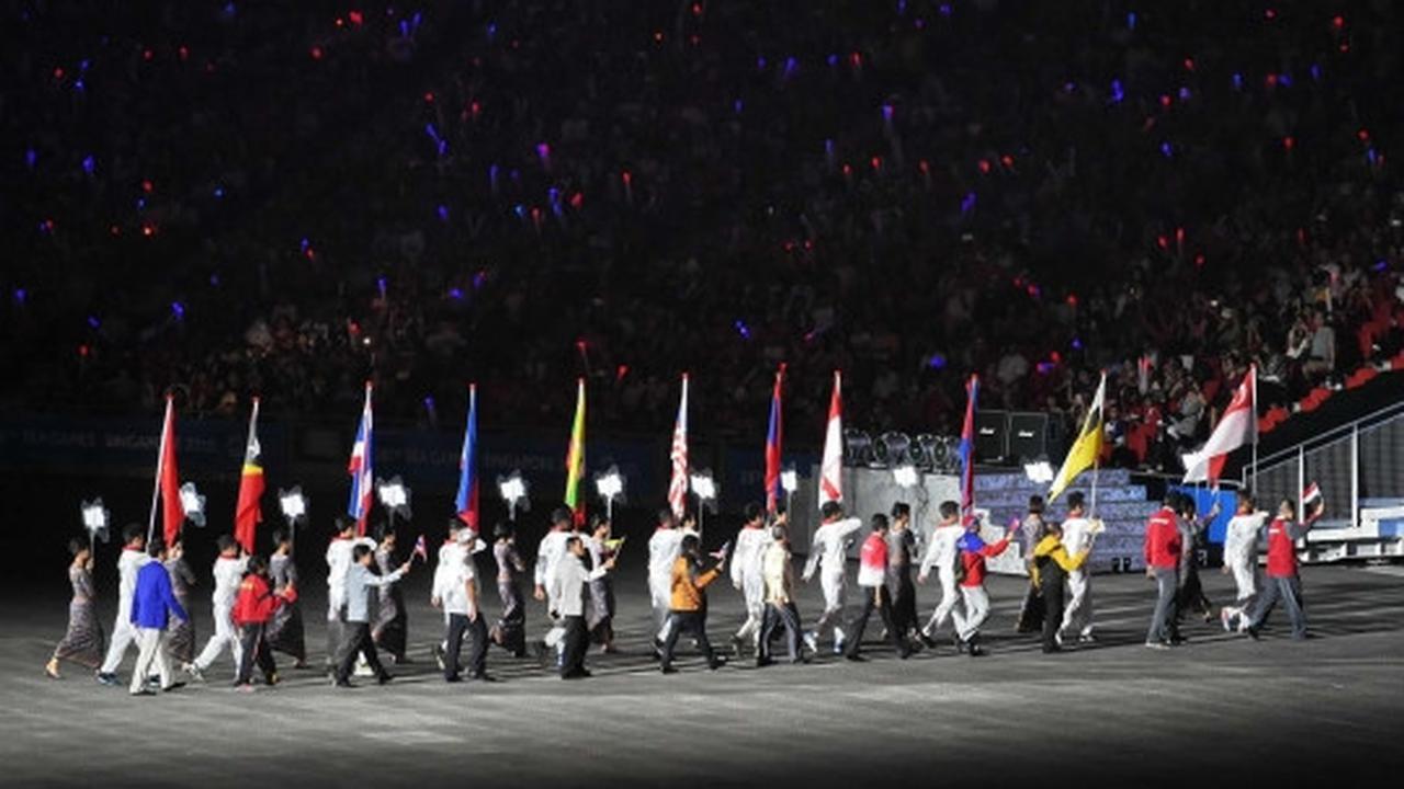 Gemerlap kembang api meriahkan pesta penutupan SEA Games 2015