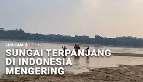 Sungai Terpanjang di Indonesia Mengering