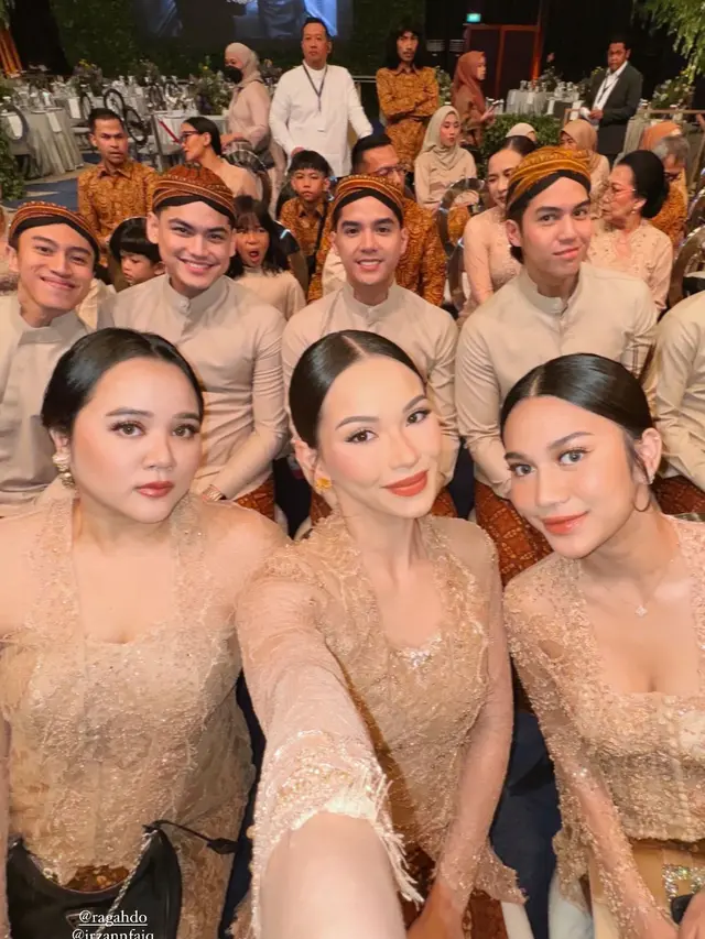 Jadi Bridesmaid dan Groomsman, Alyssa Daguise dan Al-Ghazali Tampak Serasi di Pernikahan Aaliyah Massaid-Thariq Halilintar