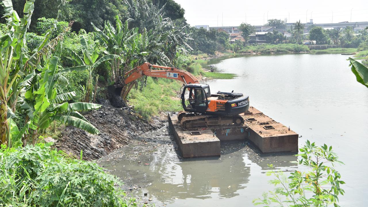 Mitigasi Banjir Musim Hujan, Lanud Halim Perdanakusuma Normalisasi Waduk