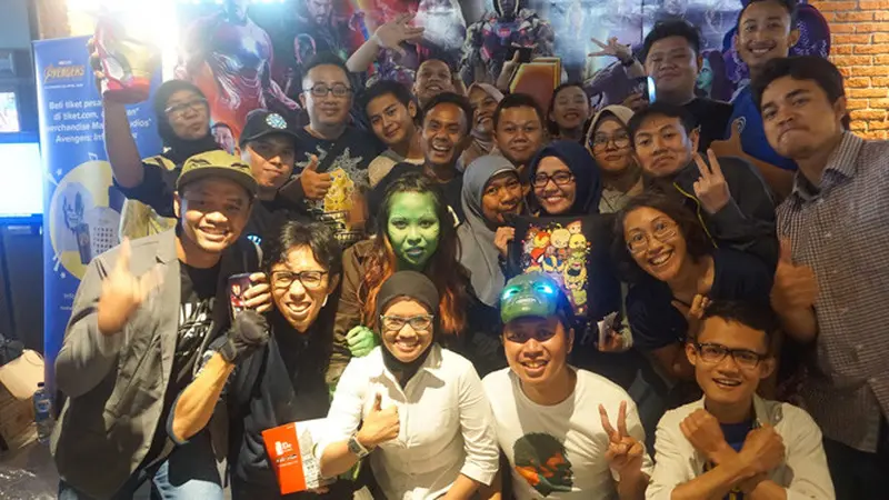 1.000 Penggemar Film Nonton Avengers: Infinity War Bareng tiket.com