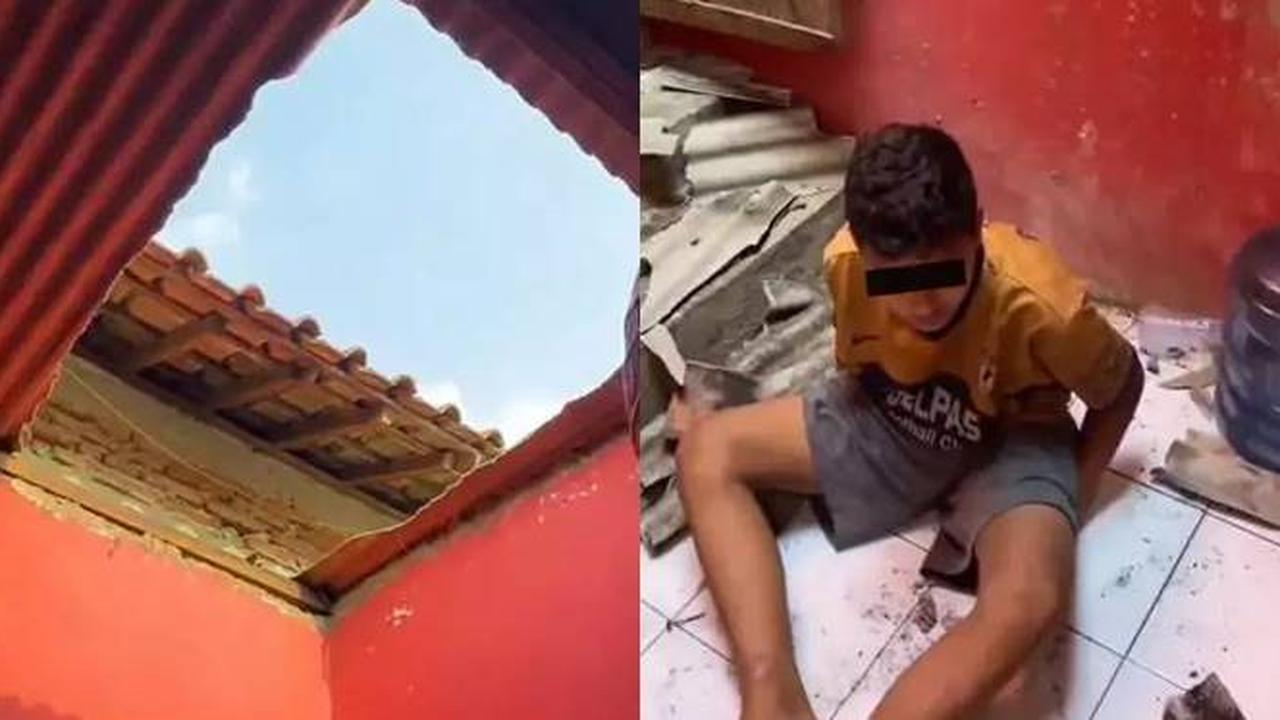 Viral Bocah di Depok Kejar Layangan Putus Ini Sampai Hancurkan Atap Warga