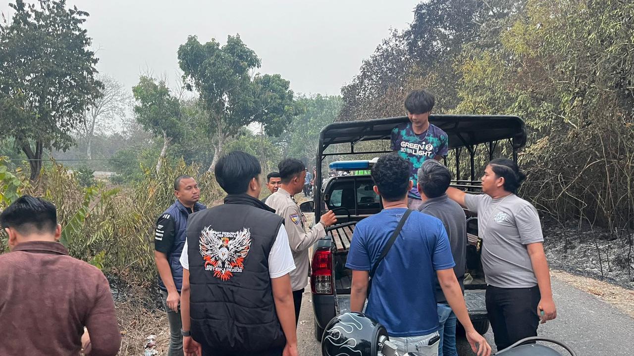 Tepergok Bakar Kebun, Pemuda di Ogan Ilir Nyaris Diamuk Massa