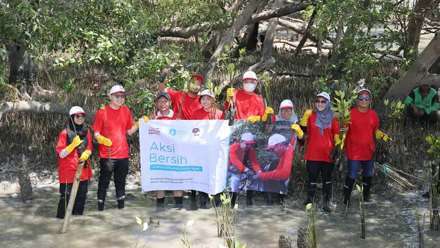 Aksi Bersih Sungai Bagian Program Pembangunan Ekosistem Pengelolaan Sampah Secara Holistik