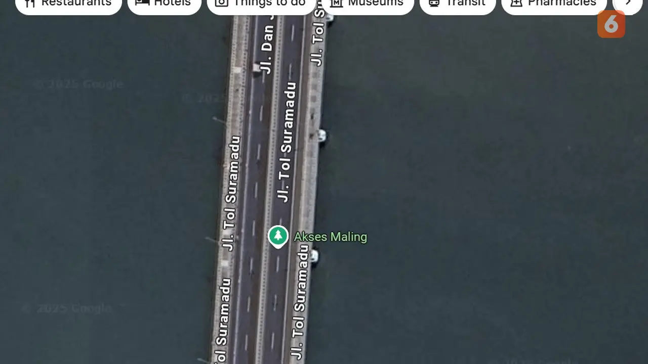 Jembatan Suramadu ada titik 'Akses Maling' di Google Map